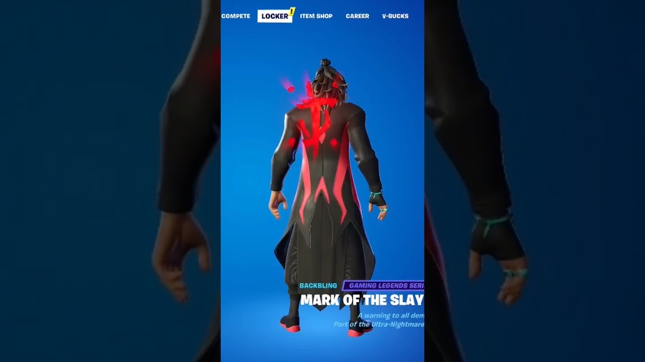 Super Clean Red and Black Kado Thorne Fortnite Skin Combo!