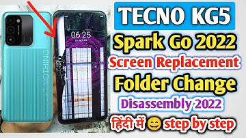 Tecno KG5 Folder + Touch Screen Replacement | Tecno Spark 5 Display Change | Tecno KG5 Disassembly |