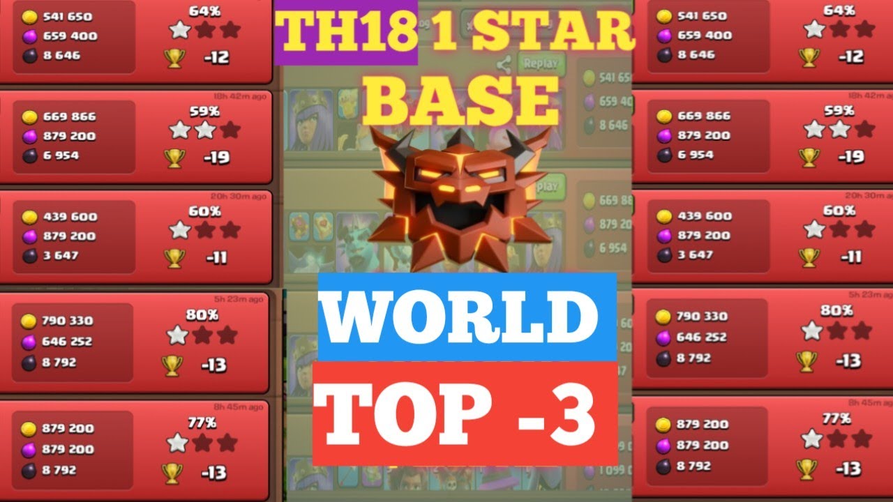 BEST- 3 TH18 LEGEND BASE LINK AT+6000 TROPHIES in 2025 ! TH18 WAR BASE Layouts clash of clan