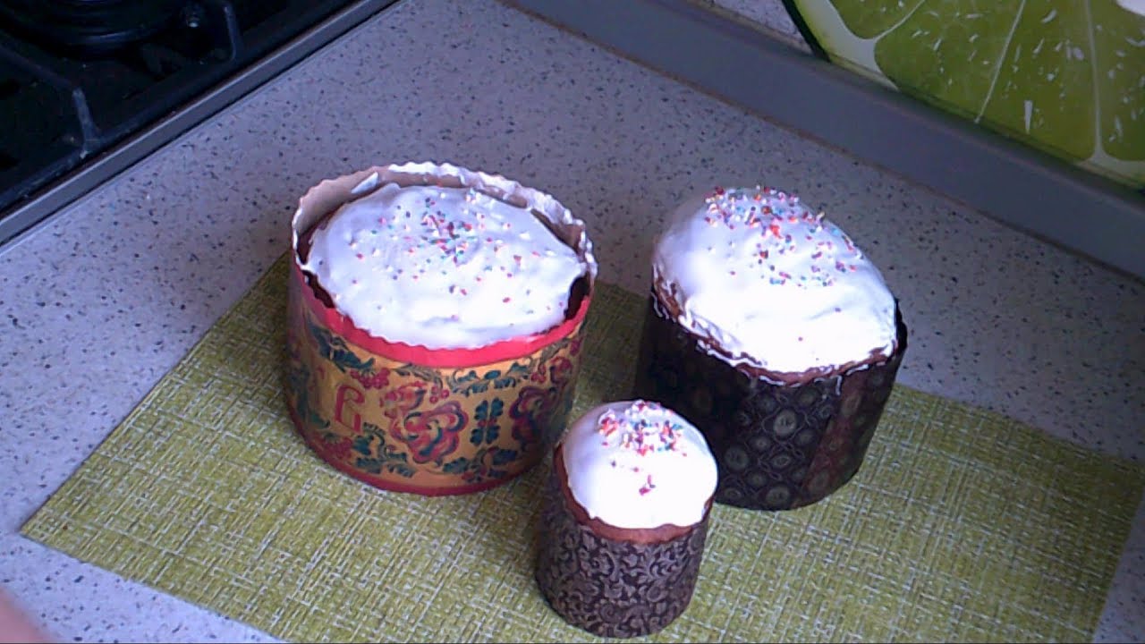 Творожный  кулич  на закваске Левито Мадре