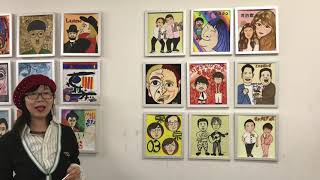 三浦画廊」にがおえスクール星の子の生徒さんの作品展 - YouTube