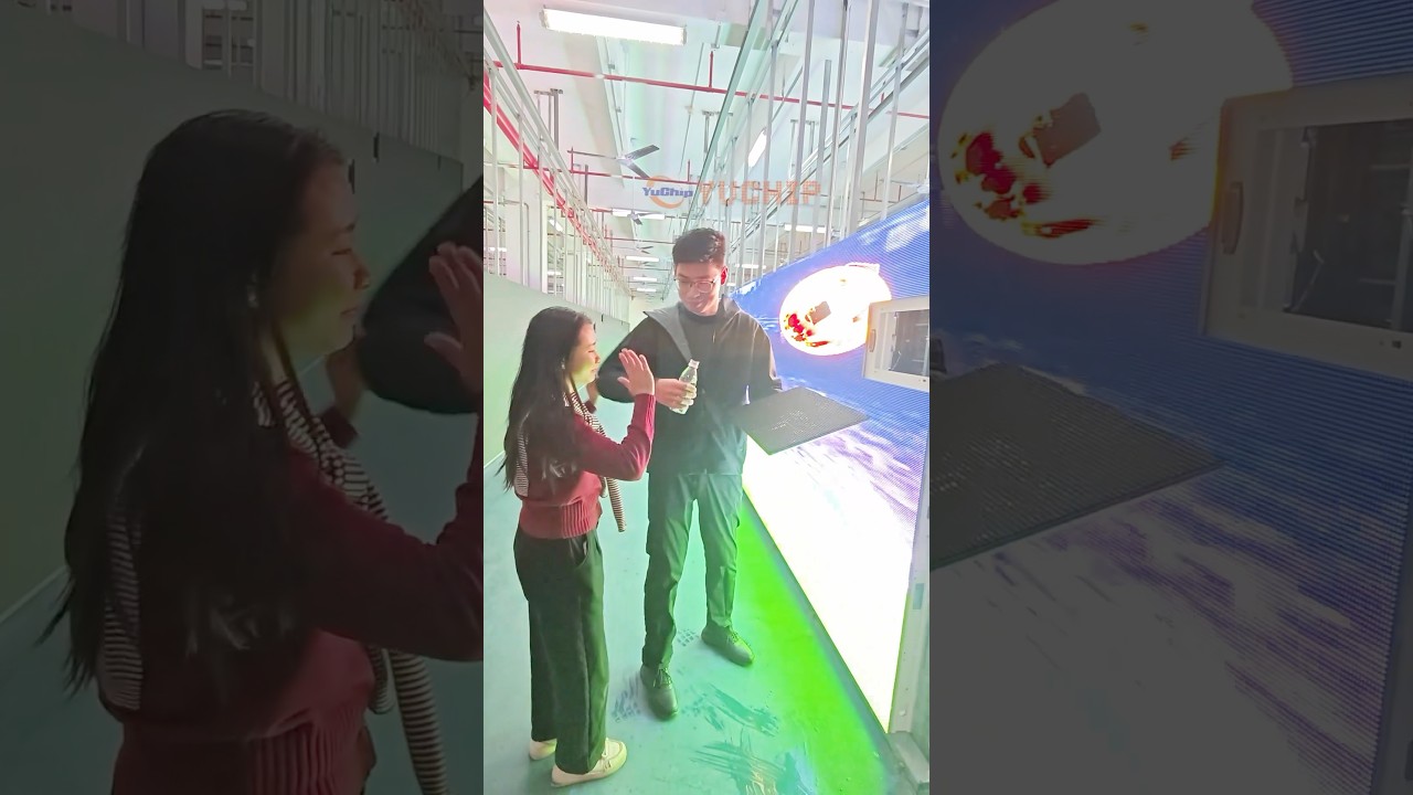 Don't worry! This outdoor LED screen is rated IP65 for water resistance