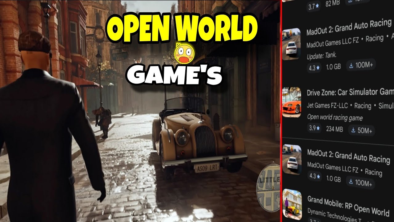 Mobile Pe Console Jaisa Experience 🤯 | TOP 3 Open World Android Games 2026