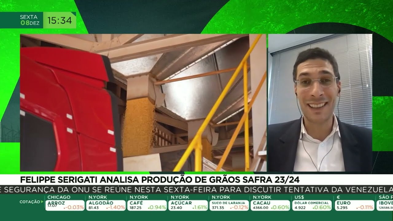 Felippe Serigati analisa produção de grãos na safra 23/24