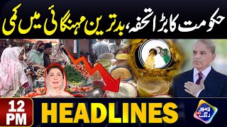 Mehngai Mei Kami | Hakumat ka Bra Tuhfa | Headlines 12 PM | 19 May 2024 | Lahore Rang