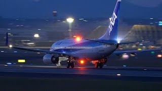 [4K ][伊丹空港] ANA Boeing 737-781 [JA02AN] take-off at Osaka Itami Airport [FZ1000]