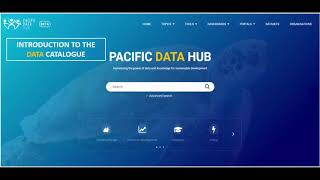 Famous Intro to the Pacific Data Hub Catalogue Wealth