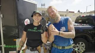 Best Damn Roofer & Roofer Girl Playing With Scissors