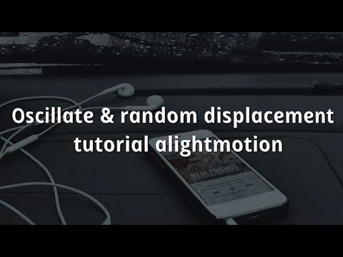 Oscillate and Random displacement text tutorial  #alightmotion Nepali editor