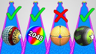 Going Balls, Super Rolling Balls, Ball Run 2048- Ultimate SpeedRun Walkthrough 🔥| Android Games screenshot 2