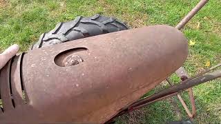 Just got an antique  David Bradley walk behind garden tractor