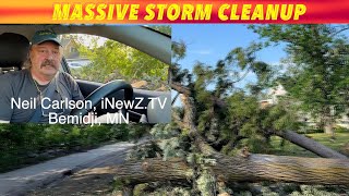 UPDATE: Massive Storm Cleanup Continues In Bemidji, Minnesota