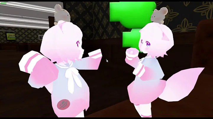 Adopia & PewPew dancing so cute [VRchat]