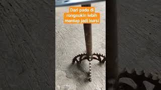 kursi dari piringan cakram motor #allmotor #seputarmotor #cakrammotor