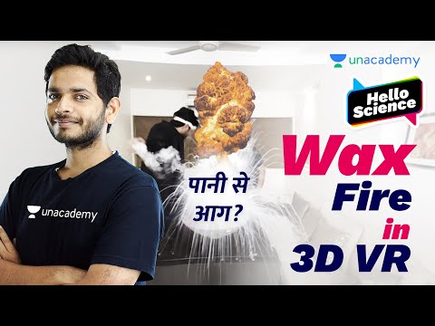 Wax Fire in 3D Virtual Reality | Hello Science | Vikrant Kirar #shorts