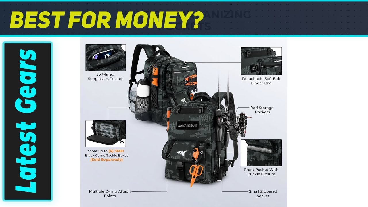 KastKing BaitSpace 50L: Идеальный рюкзак для рыболовных снастей?