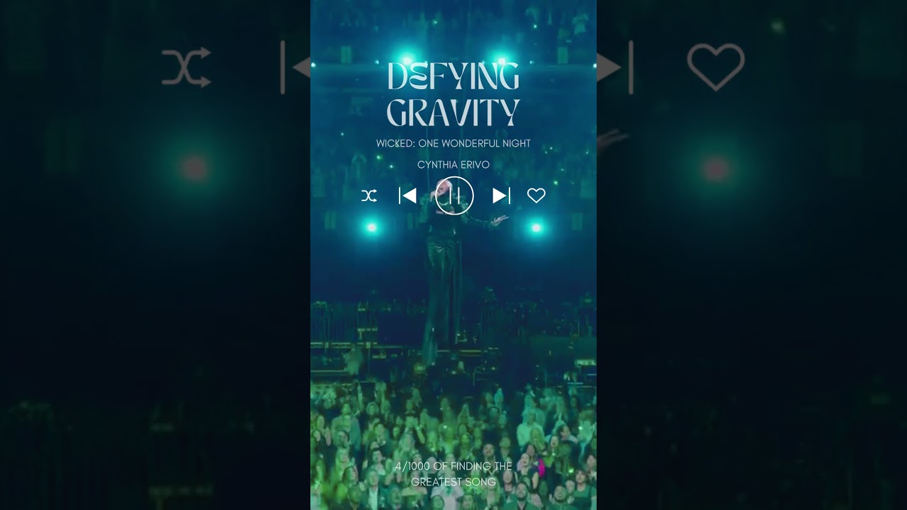 Cynthia hitting those Defying Gravity notes LIVE—goosebumps guaranteed! ✨