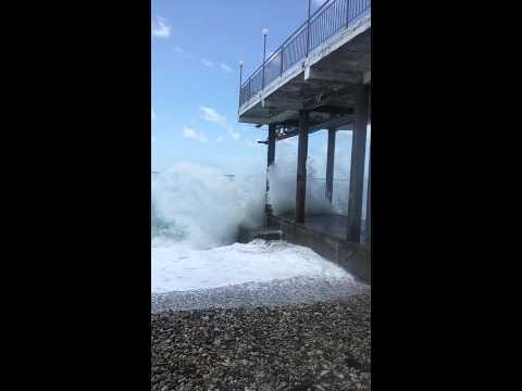 Шторм в Ольгинке 26.06.2015г.