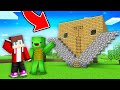 Jj and mikey found the upside down house in minecraft maizen