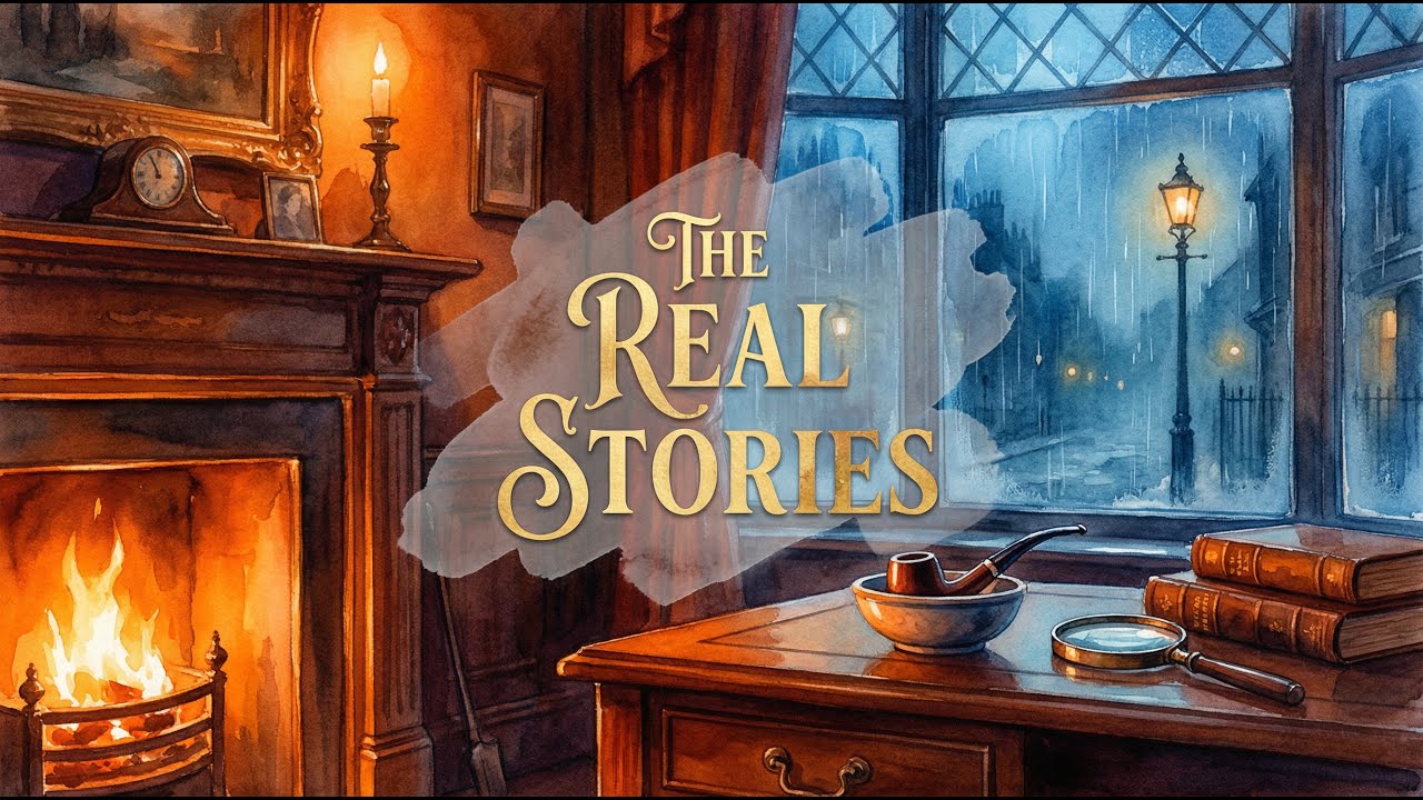 A Rainy Night in Sherlock's London: 4 Victorian Mysteries (Sleep Story)
