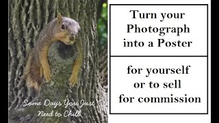 How to turn your Photo into a Poster on Zazzle Tutorial