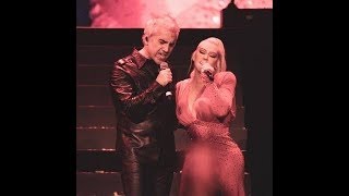 Christina Aguilera cantó con Alejandro Fernández en Guadalajara