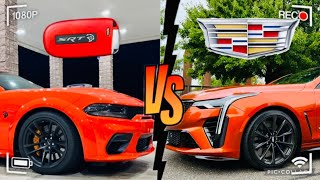 Hellcat RedEye vs Turbo Cadillac CTS! *REMATCH* 🏁🔥
