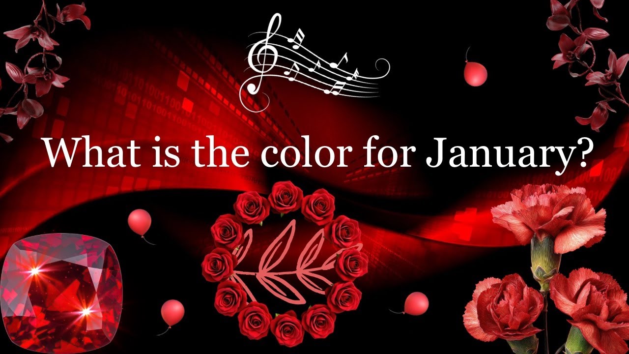 Color of the month/January/Deep red/Relaxing music
