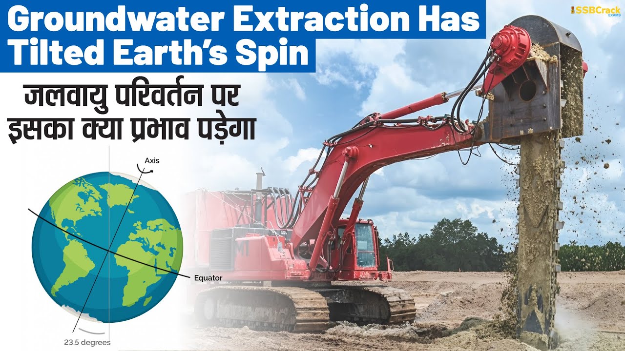 Groundwater Extraction Has Tilted Earth’s Spin Its Impact On Climate