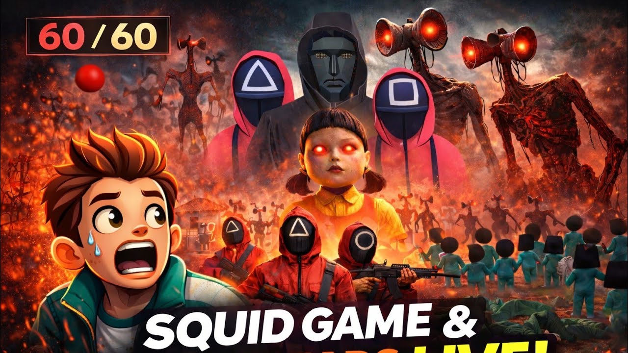 Only One Will Survive 😈 Squid Game LIVE🔴 Challenge | Timba Gaming