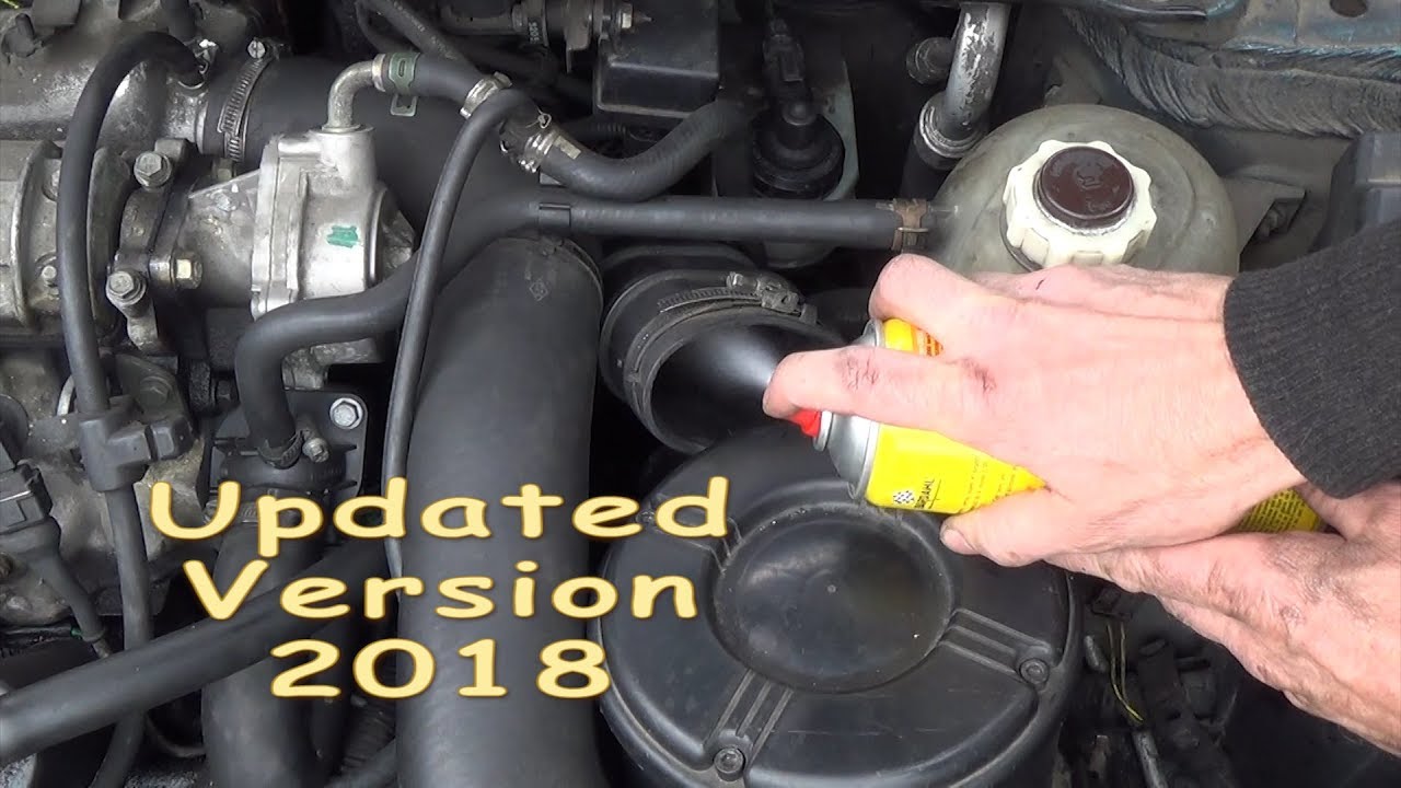 EGR valve cleaning WITHOUT DISMANTLING - Cleaner kit test Before