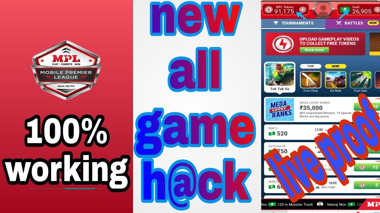mpl pro all game hack |mpl pro hack | mpl pro best trick |mpl 2019 trick |mpl new working trick |