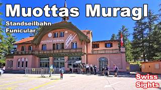 Mouttas Muragl Switzerland 4K Amazing Funicular Engadine