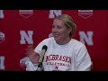 Nebraska Volleyball: Dani Busboom Kelly Breaks Down Passing, Offense, and Illinois/Minnesota Prep