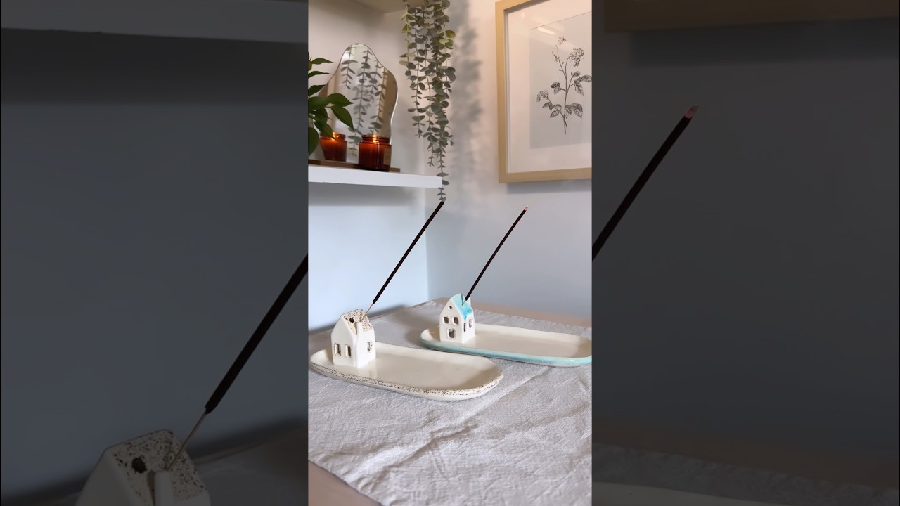 How to make a Ceramic Incense Holder ✨ 