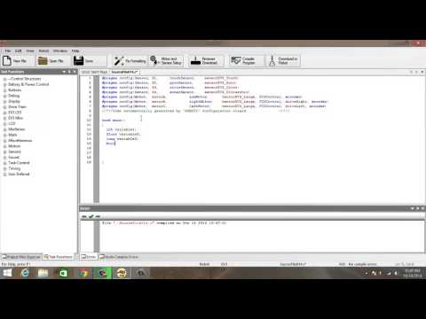 RobotC Introduction to variables GR