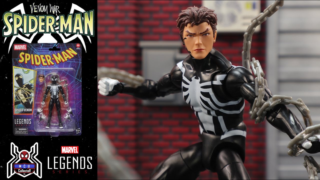 Marvel Legends SPIDER-VENOM Venom War Spider-Man Peter Parker Retro 2026 Wave Figure Review