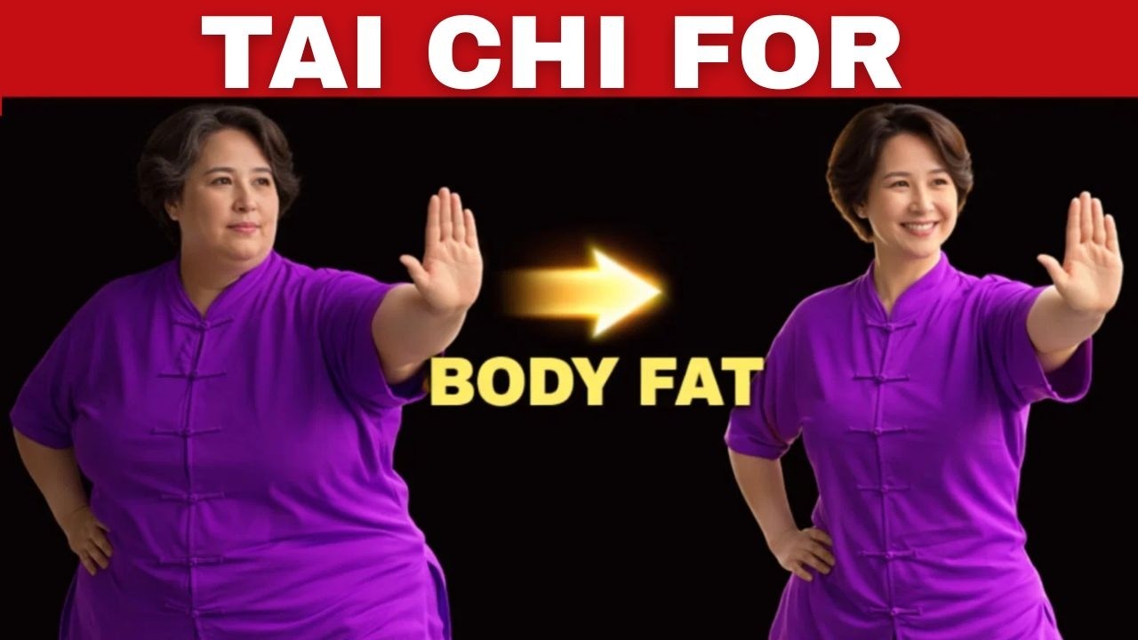 8-Min Tai Chi to Lose Belly Fat | Gentle, Low-Impact Core Workout/ AgelessWellness