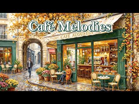 ☕ 𝐏𝐀𝐑𝐈𝐒 𝐂𝐀𝐅𝐄́ 🍂 French Instrumental Music — Autumn Day Playlist | Piano & Accordion