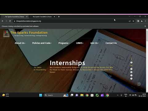 GRIP - TASK #6 | INTERNSHIP | TSF | TESTING (AUTOMATED) | BY DEEPALI JAISWAR