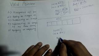 Valid Operations On Pointers In C/C++