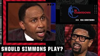 Stephen A. & Jalen get FIRED UP about if Ben Simmons should play | NBA Countdown