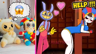 JAX love POMNI  Candy Compilation | Dolly and Pomni React to The Amazing Digital Circus #100