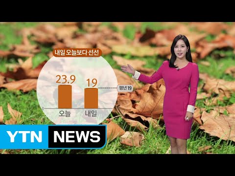 [날씨] 내일 흐리고 서늘...동해안 비, 해상 풍랑 / YTN