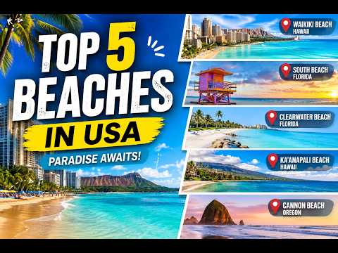 These 5 American Beaches Are Absolutely Stunning in 4K @Trip-to-Go #info #usa