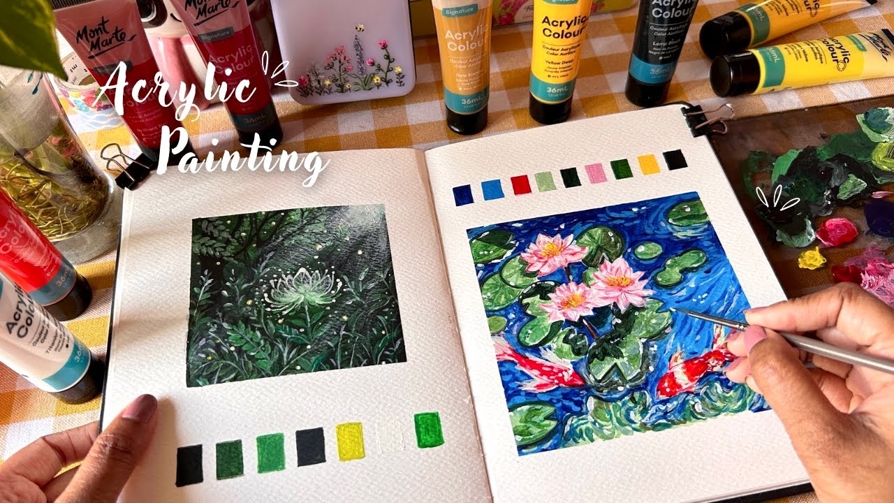 油絵】【赤いマフラーの雪だるま】 #油絵 #手書き #アート #絵画 #絵