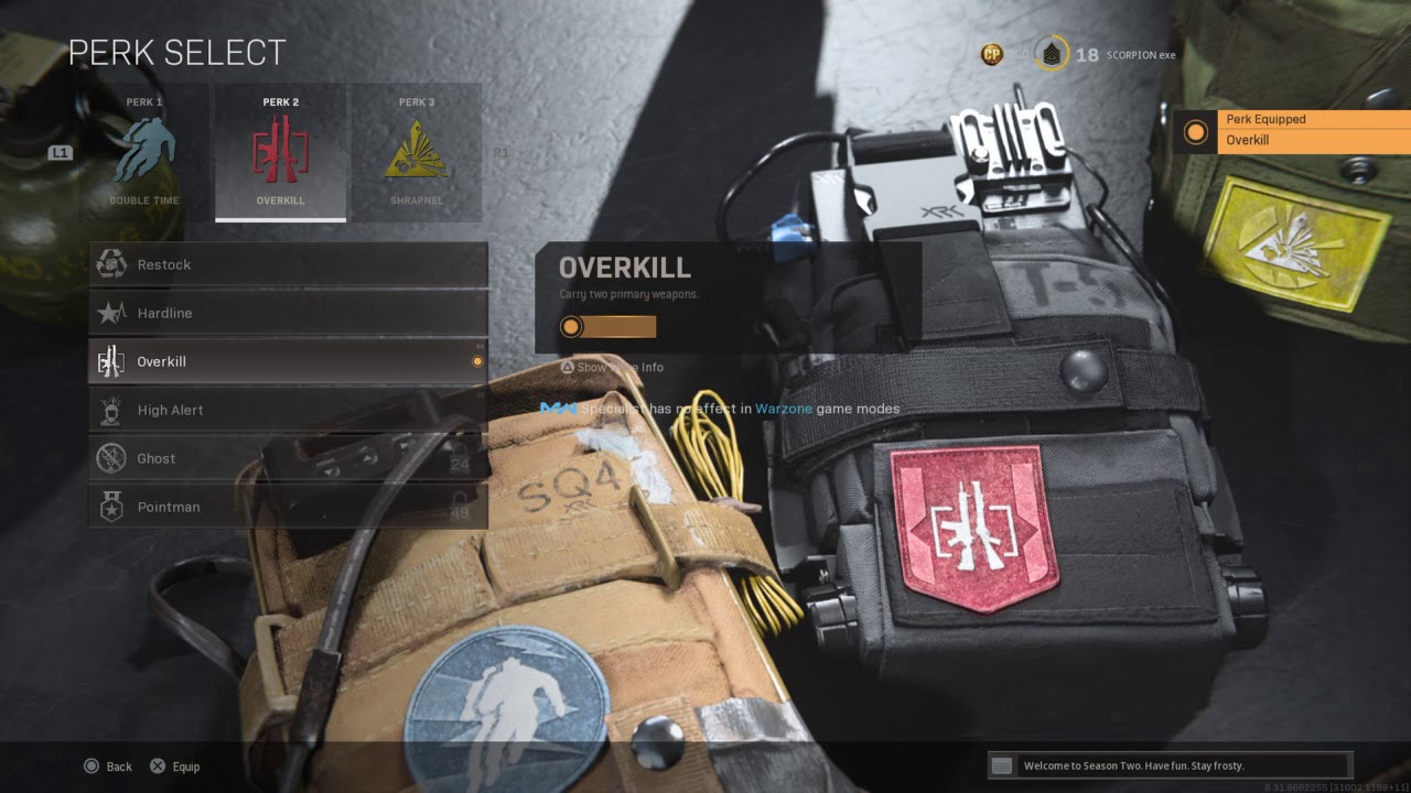 How to get two primary weapons in one loadout