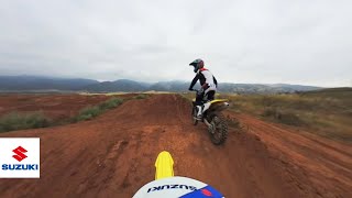 Suzuki VR Experience | RM-Z450 x Suzuki Rider | in Supercross Track | Suzuki screenshot 1