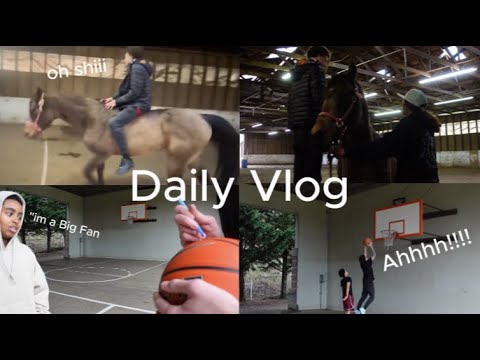 My First Time Riding a Horse Daily Vlog! - YouTube