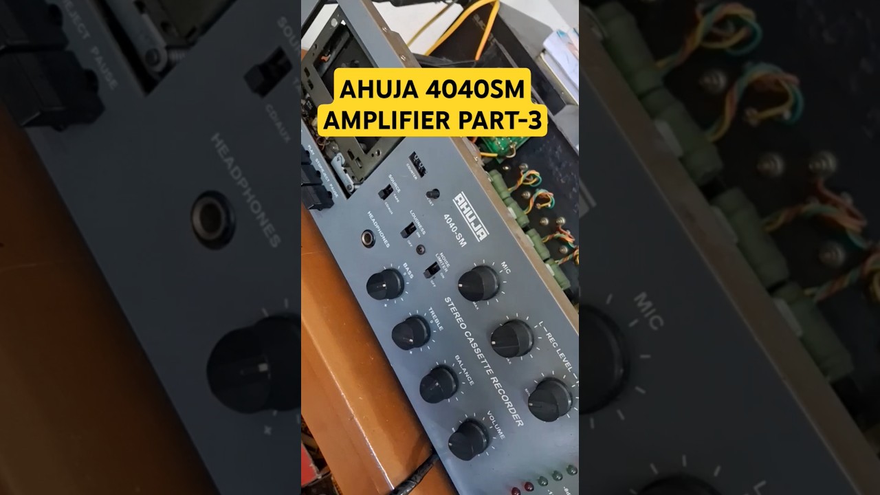Ahuja 4040sm Amplifier part 3 